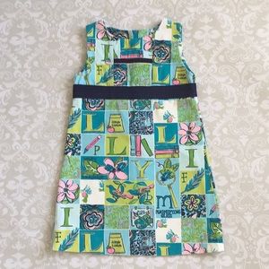 Lilly Pulitzer Bookworm print shift dress